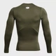 Рашгард чоловічий Under Armour UA HG Armour Comp LS 1361524-390 L Оливковий (196884754730) - зображення 5
