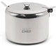 Сахарница Bravo Chef нержавеющая сталь 8,5х8х7,5 см с крышкой и ложкой. (681005) - изображение 1