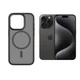 Силиконовый чехол Monblan iPhone 15 Pro Series Magnetic Crystal Black - изображение 1