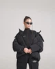 Зимова жіноча пухова куртка OGONPUSHKA Easy чорна S - изображение 8