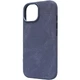 Чохол-накладка Denim MagSafe для Apple iPhone 15 із текстильною фактурою під джинс Blue - зображення 2
