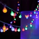 Светодиодная гирлянда Smart 40 LED Outhome крепкие стеклянные шарики, 6м, разноцветный цвет (S4LDMCOTHM) - изображение 5