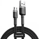 Кабель зарядний Baseus USB Cabel to micro USB Cafule 2 м Black/ Grey (YM0421) - зображення 2