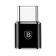 Переходник адаптер OTG Baseus Micro-USB - Type-C Black (YM0234) - изображение 3