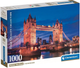 Puzzle Clementoni Compact Tower Bridge at Night 1000 elementów (8005125397723) - obraz 1