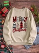 Fashions • Батник женский Christmas Fashions 42-44 бежевый (4191-фг) - изображение 1