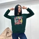 Fashions • Батник женский Christmas Fashions 50-52 изумрудный (4191-фг) - изображение 1