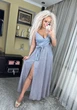 Fashions • Вечернее люрексовое платье Grace Fashions L серебро (7123-ди) - изображение 3