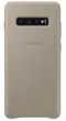 Чехол кожаный Leather Cover SM-G975 для Samsung Galaxy S10 Plus (6.4") Gray - изображение 1