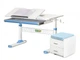 Комплект (S) Evo-Kids TH-310 (парта + тумба) (арт.TH-310 + BD C3_ BLUE) Блакитний - зображення 1