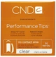Профессиональные типсы CND Performance Tips 50 шт/уп (прозрачные) номера (№1-10) - изображение 1