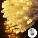 Яркая светодиодная гирлянда от USB + НА БАТАРЕЙКАХ 100LED DL 10м теплый белый 7G-F-7793 - изображение 1