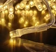 Яркая светодиодная гирлянда от USB + НА БАТАРЕЙКАХ 100LED DL 10м теплый белый 7G-F-7793 - изображение 4