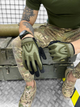 Тактичні рукавички Tactical Gloves Olive M - изображение 1