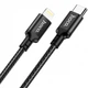 Дата кабель Hoco X14 Double Speed Type-C to Lightning Cable (1m) Black - зображення 2