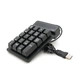 Цифровая клавиатура USB для ноутбука, длина кабеля 150см, (135х85х33 мм) Black, 19к, Box - изображение 1