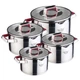 Набор посуды Krauff Moderne Rot 8 предметов 26-202-010 - изображение 1