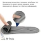 Устілки м'які на кожен день Comfort insoles 39-37р (25.5-23.5см), Sponge Foam темно-сірого кольору, H-13 №15 - зображення 3