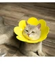 Воротник-ошейник "для заживления ран" для собак и кошек Yellow Flower Size S - изображение 4