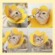 Воротник-ошейник "для заживления ран" для собак и кошек Yellow Flower Size S - изображение 5