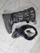 Дутики сапоги высокие зимние бронзовые с помпонами 36 (23,5 см) sp-2848 - изображение 9
