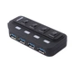 USB-хаб Maxxter HU2A-4P-AC-02 Black - зображення 1