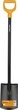 Łopata z zaokrąglonym ostrzem Fiskars Solid 1003456 - obraz 2