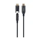 Кабель мультимедийный HDMI to HDMI 30.0m AOC V.2.0, 4K 60Hz Gold Cablexpert (CCBP-HDMID-AOC-30M) - изображение 2