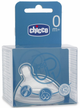 Пустушка силіконова Chicco Step 1 Nipple Medium Flow +2 Months 1 шт (8003670736356) - зображення 1