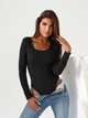 Трикотажный боди VivaLaDonna M/L черный 43297095 - изображение 4