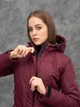 Женская зимняя парка GARD BRIGHT XS бордовый 3092 - изображение 5