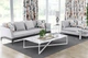 Готова напівзатемнювальна штора Soovi Home 140 х 250 см на тасьмі Peach blue flowers (14559630741) - изображение 5