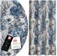 Готова напівзатемнювальна штора Soovi Home 140 х 250 см на тасьмі Blue flowers (14559817451) - изображение 1