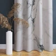 Готова напівзатемнювальна штора Soovi Home 140 х 250 см на тасьмі White and black marble (14559285146) - изображение 2