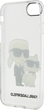 Панель Karl Lagerfeld Gliter Karl&Choupette do Apple iPhone 7/8 Transparent (3666339118822) - зображення 3