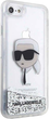 Панель Karl Lagerfeld Glitter Karl Head do Apple iPhone 7/8/SE 2020/SE 2022 Silver (3666339118860) - зображення 2