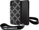 Панель Karl Lagerfeld Monogram Losange Saffiano do Apple iPhone Xr/11 Black (3666339169992) - зображення 1