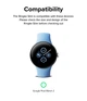 Чехол Ringke Slim Clear + Matte Black 2-pack для Google Pixel Watch 2 (S78601RS) - изображение 13