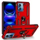 Чехол Shield для Xiaomi Poco X5 5G бампер противоударный с подставкой Red - изображение 1