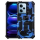 Чехол Military Shield для Xiaomi Redmi Note 12 Pro 5G бампер противоударный с подставкой Blue - изображение 8