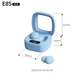 Бездротові bluetooth навушники E8S mini TWS blue - зображення 2