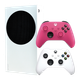 Набір Консоль Microsoft Xbox Series S 512GB White + Геймпад Бездротовий Controller Deep Pink - зображення 1