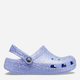 Дитячі крокси для дівчинки Crocs Classic Glitter Clog KCR206993 32-33 Світло-сині (196265217052) - зображення 1