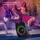 Портативна бездротова блютуз колонка Bluetooth JBK з LED підсвіткою - зображення 6