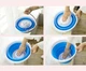 Портативная ультразвуковая мини стиральная машина со складным ведром Ultrasonic Turbine Wash стиральная машинка от USB + ведро 10л - изображение 9