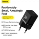 Адаптер мережевий OS-Baseus GaN5 Fast Charger (mini) 1C |1Type-C, QC/PD, 20W| Колір Black - изображение 5