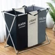 Раскладная корзина для белья на 3 отсека - Laundry Basket - изображение 1