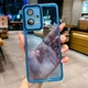 М'який силіконовий чохол зі склом на камеру Xiaomi Redmi Note 12 Pro Plus 5G Синій (890109_4) - зображення 1