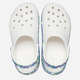 Дитячі крокси для дівчинки Crocs Classic Cutie Butterfly Clog KCR208298 30-31 Білі (196265236329) - зображення 3