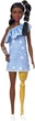 Лялька Барбі Модниця Barbie Fashionistas Doll with 2 Twisted Braids & Prosthetic Leg Wearing Star-Print Dress 146 (GHW60) - зображення 1